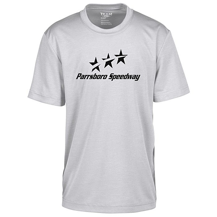 Custom Zone Performance Tee - Youth - Heathers - Screen
