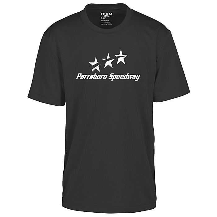 Custom Zone Performance Tee - Youth - Heathers - Screen