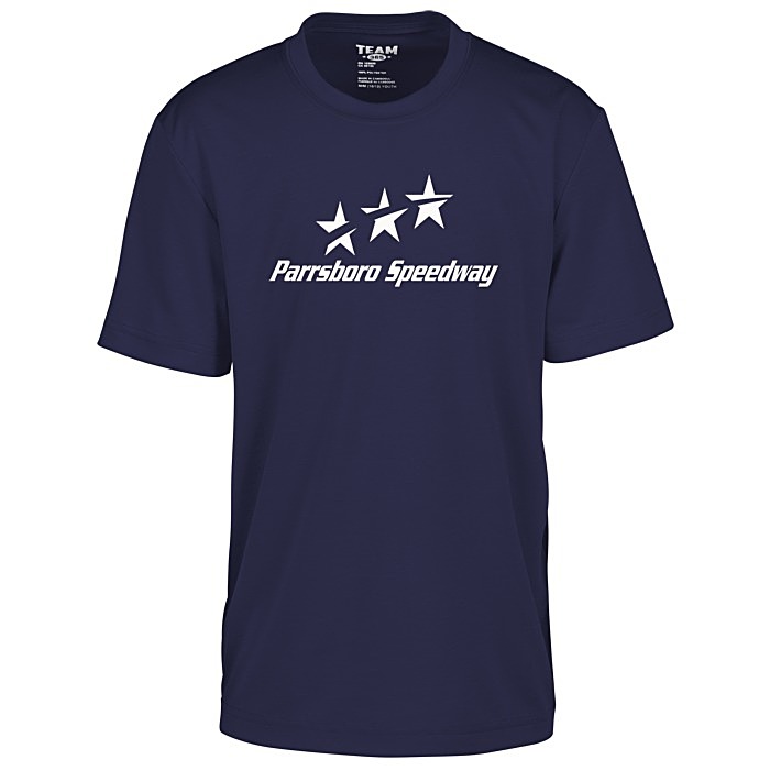 Custom Zone Performance Tee - Youth - Heathers - Screen
