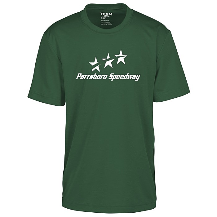Custom Zone Performance Tee - Youth - Heathers - Screen