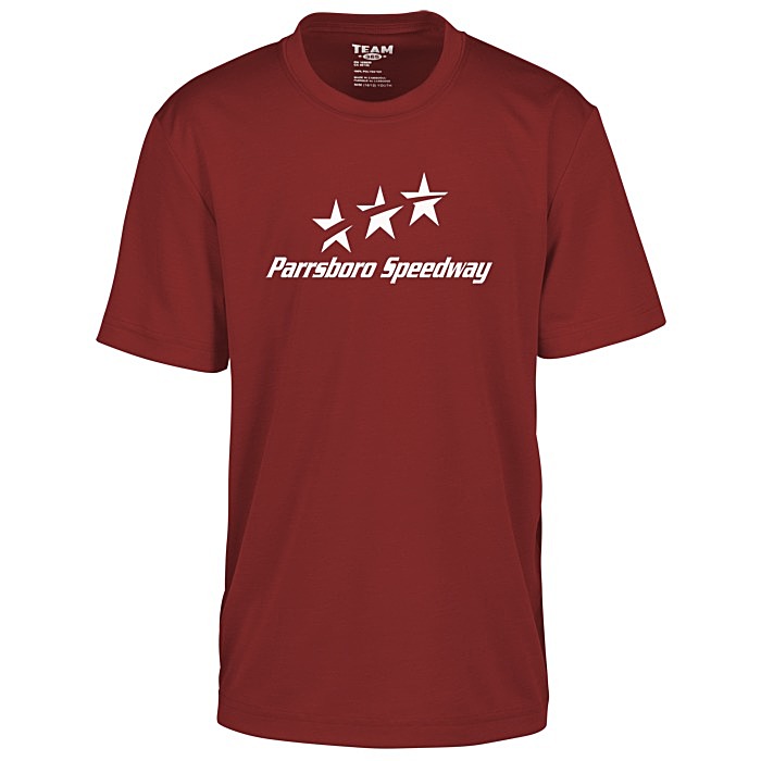 Custom Zone Performance Tee - Youth - Heathers - Screen
