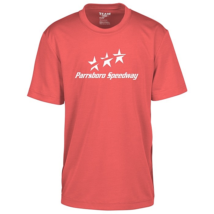 Custom Zone Performance Tee - Youth - Heathers - Screen