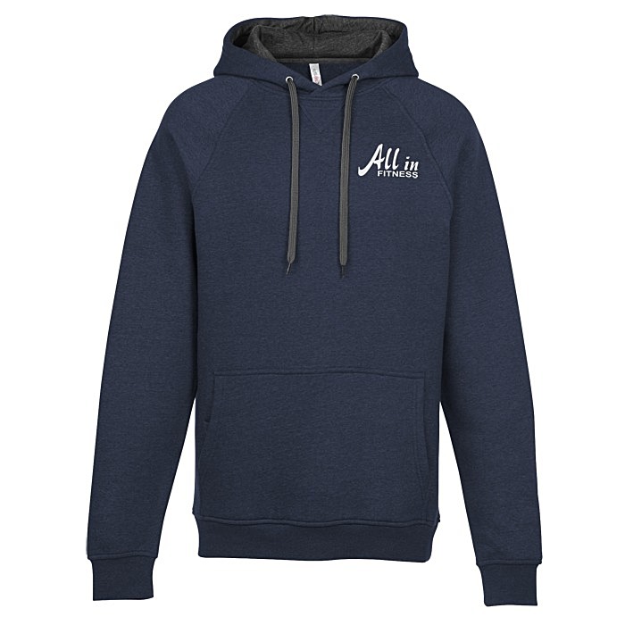 Custom ESActive Vintage Hooded Sweatshirt - Men's - Screen