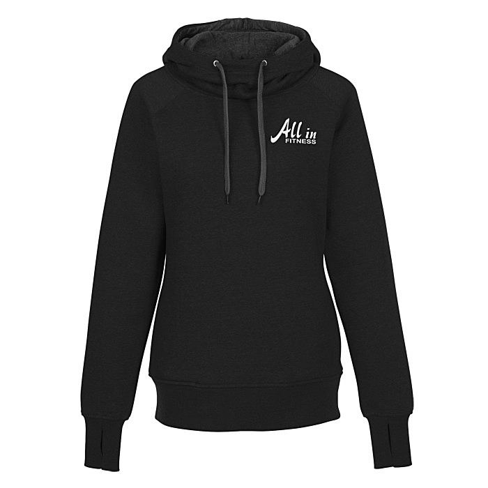 Custom ESActive Vintage Hooded Sweatshirt - Ladies' - Screen