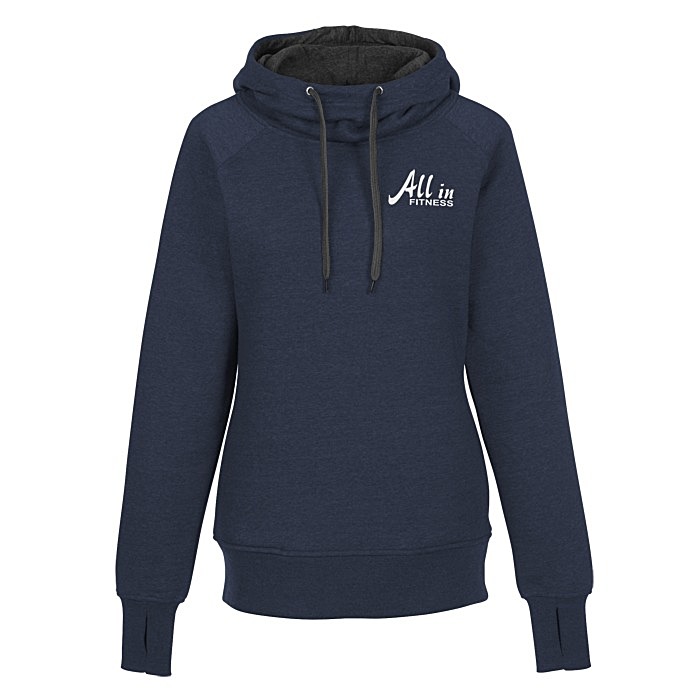 Custom ESActive Vintage Hooded Sweatshirt - Ladies' - Screen