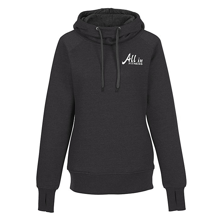 Custom ESActive Vintage Hooded Sweatshirt - Ladies' - Screen