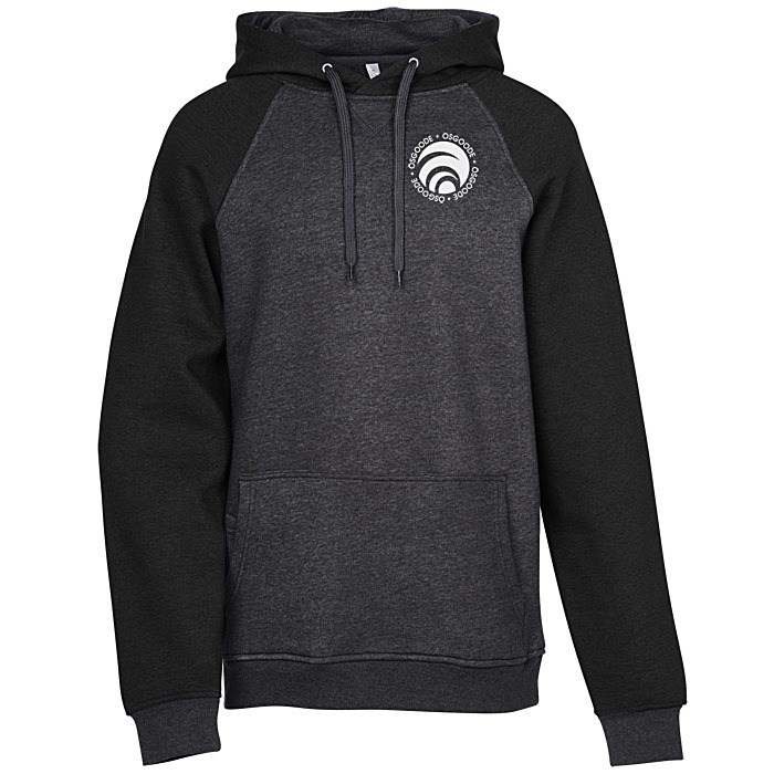 Custom ESActive Vintage Two-Tone Hooded Sweatshirt - Screen