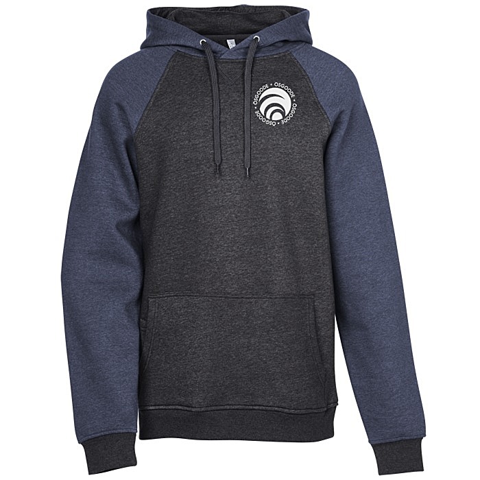 Custom ESActive Vintage Two-Tone Hooded Sweatshirt - Screen