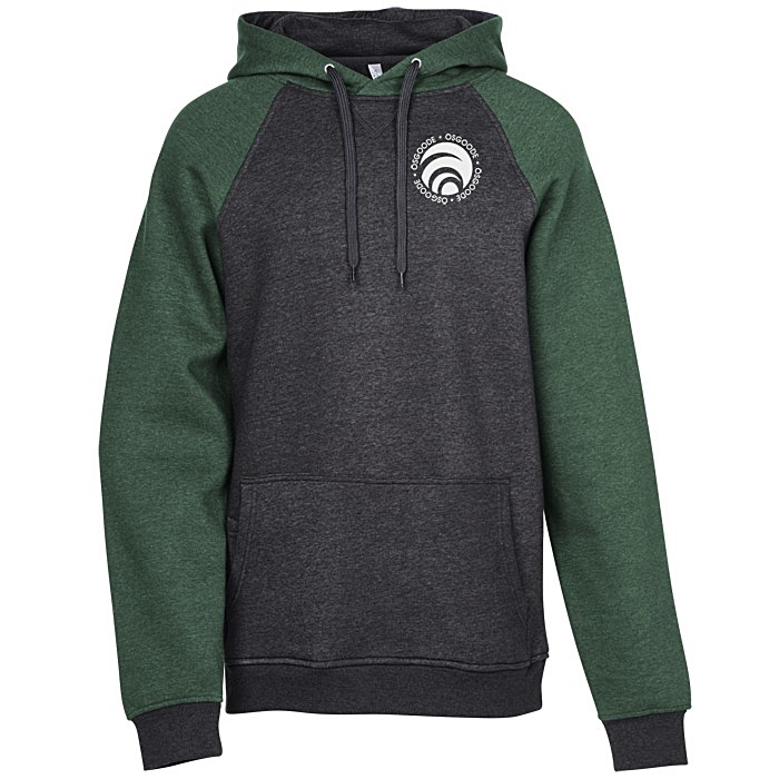 Custom ESActive Vintage Two-Tone Hooded Sweatshirt - Screen