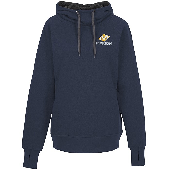 Custom ESActive Vintage Hooded Sweatshirt - Ladies' - Embroidered