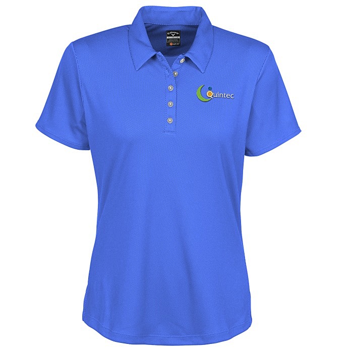 Custom Callaway Birdseye Polo - Ladies'