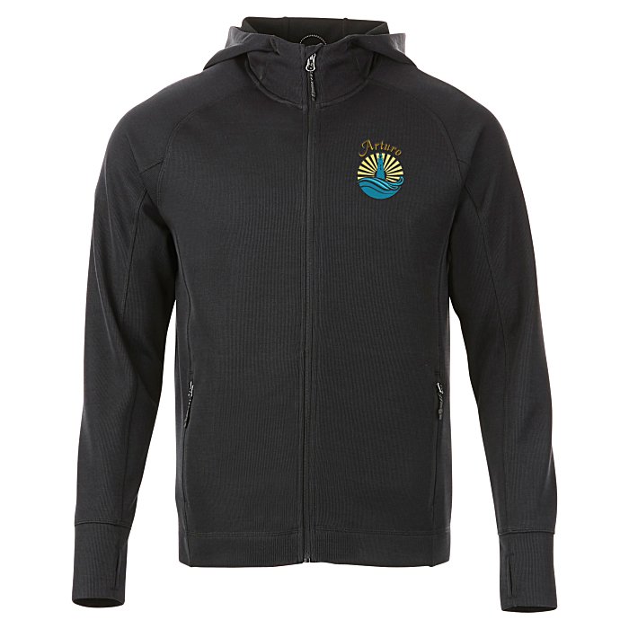 Custom Odell Heather Knit Hooded Jacket - Men's - 24 hr