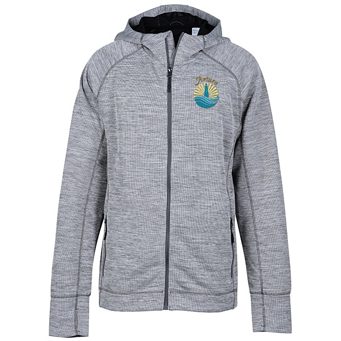 Custom Odell Heather Knit Hooded Jacket - Men's - 24 hr