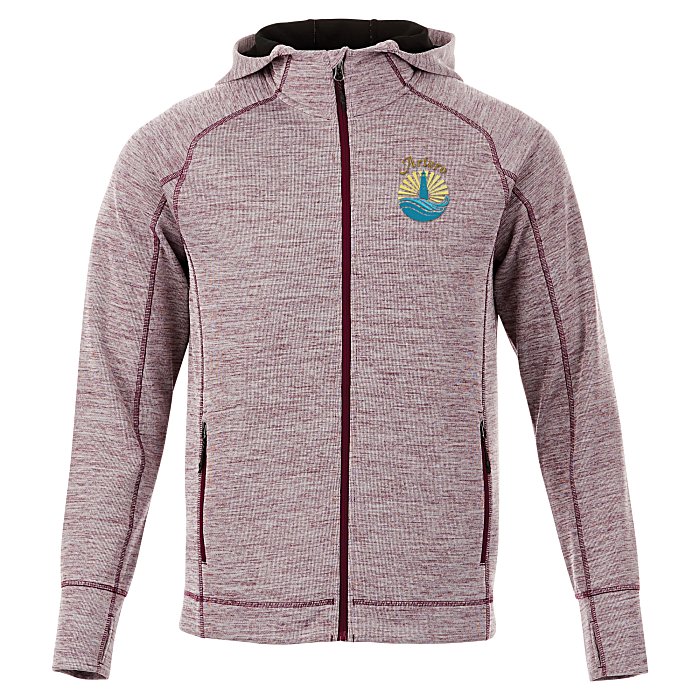 Custom Odell Heather Knit Hooded Jacket - Men's - 24 hr