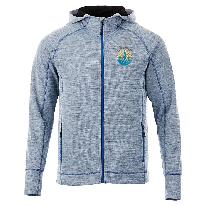 Custom Odell Heather Knit Hooded Jacket - Men's - 24 hr