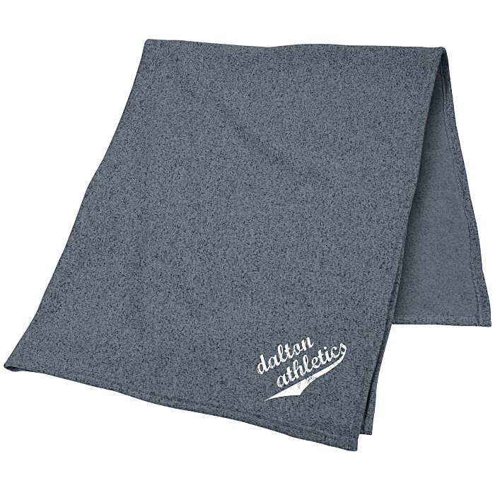 Custom Heathered Fleece Blanket
