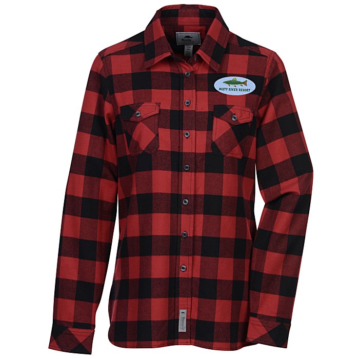 Custom Roots73 Sprucelake Flannel Plaid Shirt - Ladies'
