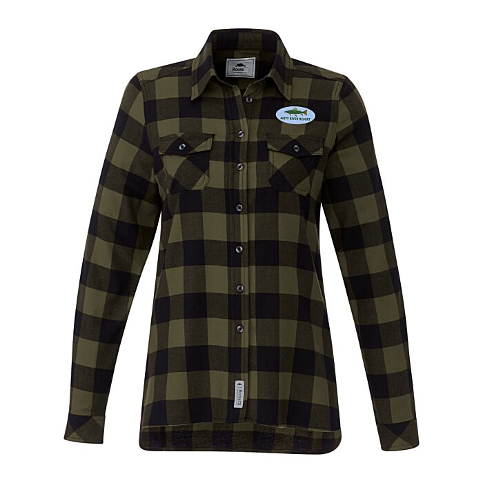 Custom Roots73 Sprucelake Flannel Plaid Shirt - Ladies'