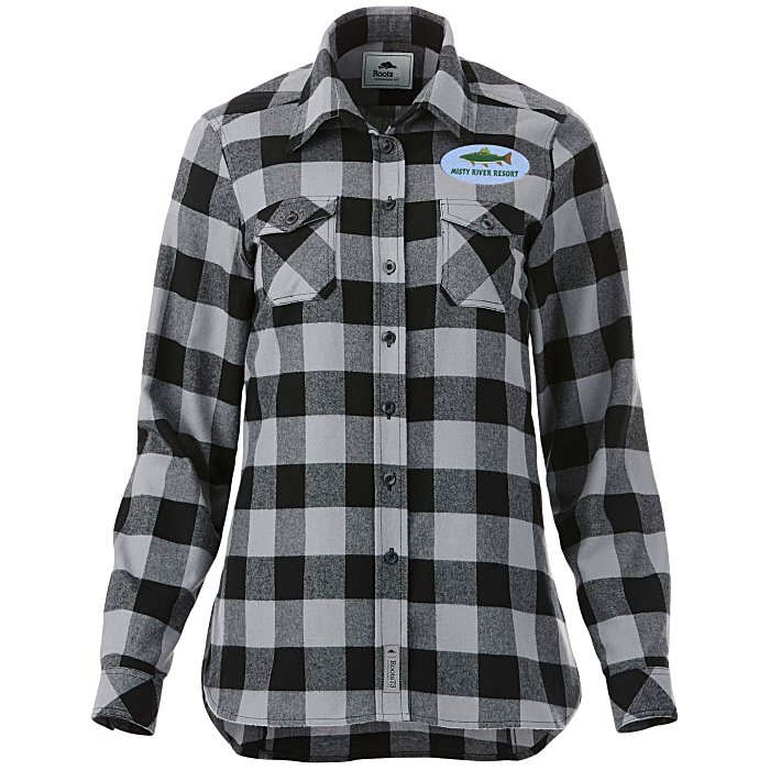 Custom Roots73 Sprucelake Flannel Plaid Shirt - Ladies'