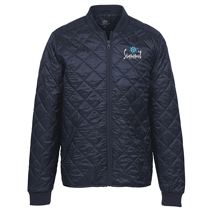 Custom Diamond Quilted Jacket - Men's