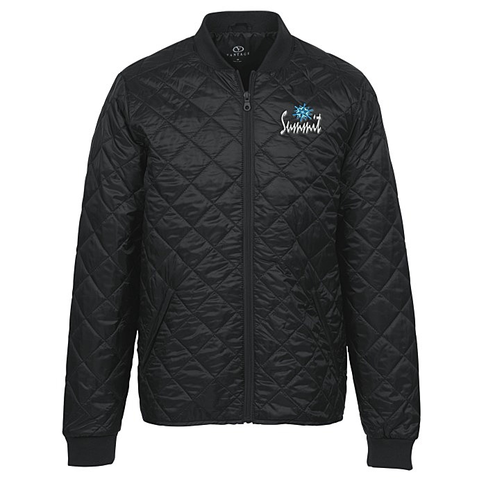 Custom Diamond Quilted Jacket - Men's