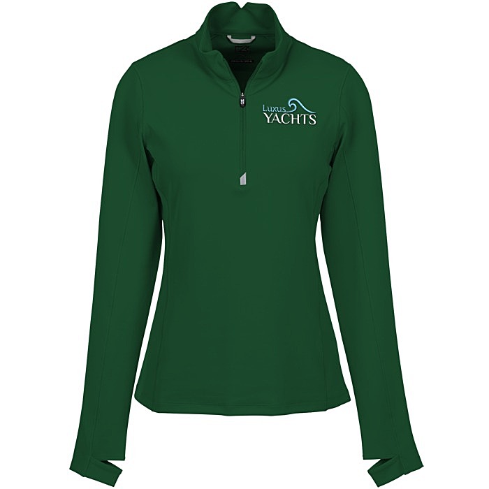 Custom Cutter & Buck Traverse 1/2-Zip Pullover - Ladies'