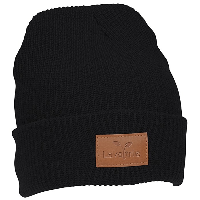 Custom Rib Knit Cuffed Beanie
