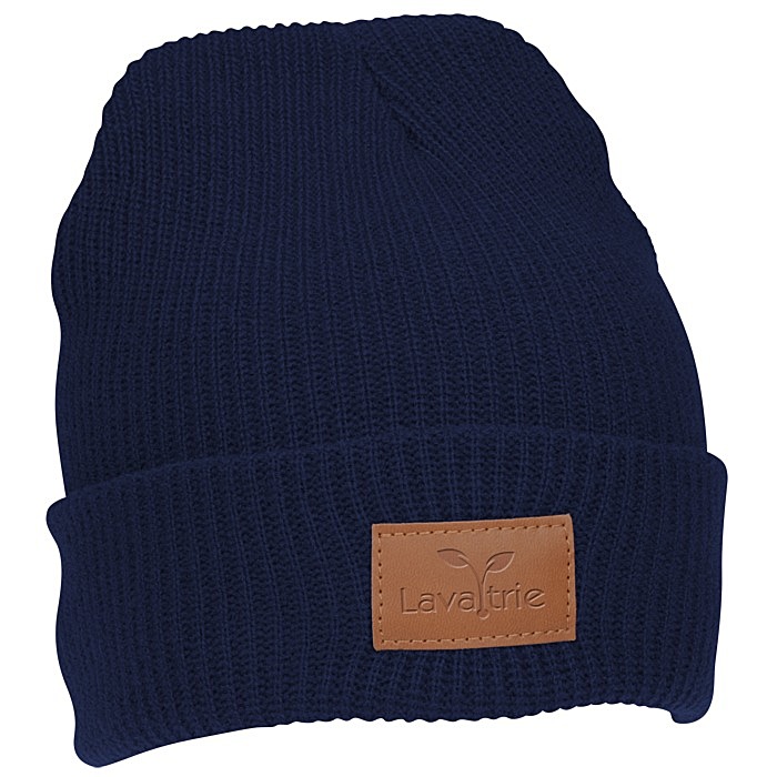 Custom Rib Knit Cuffed Beanie