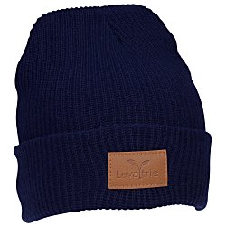 Custom Rib Knit Cuffed Beanie