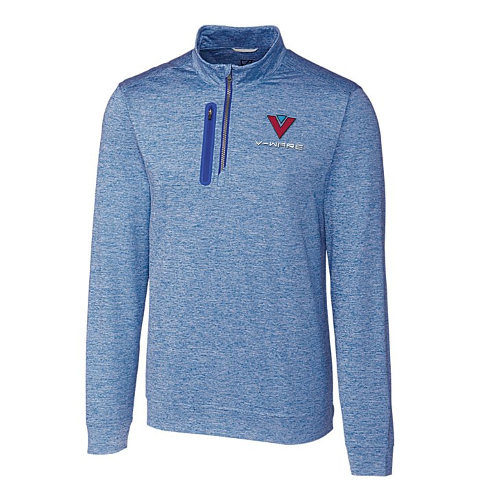 Custom Cutter & Buck DryTec Stealth 1/2-Zip Pullover - Men's