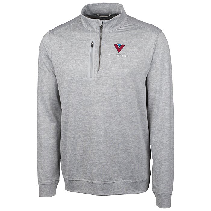 Custom Cutter & Buck DryTec Stealth 1/2-Zip Pullover - Men's
