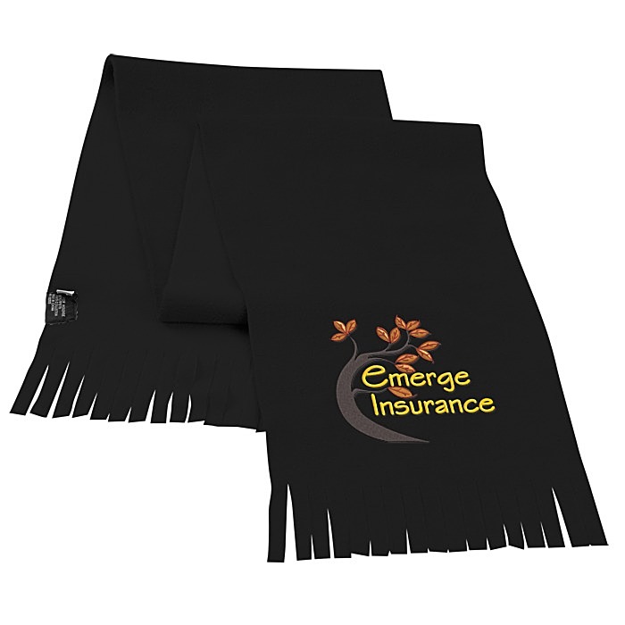Custom Polar Fleece Fringed Scarf - 24 hr