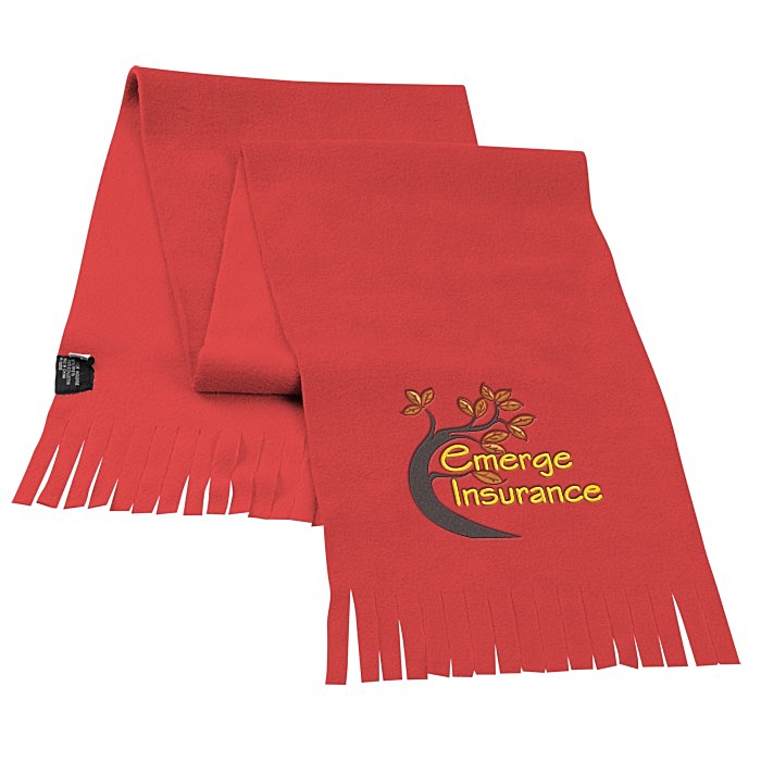 Custom Polar Fleece Fringed Scarf - 24 hr