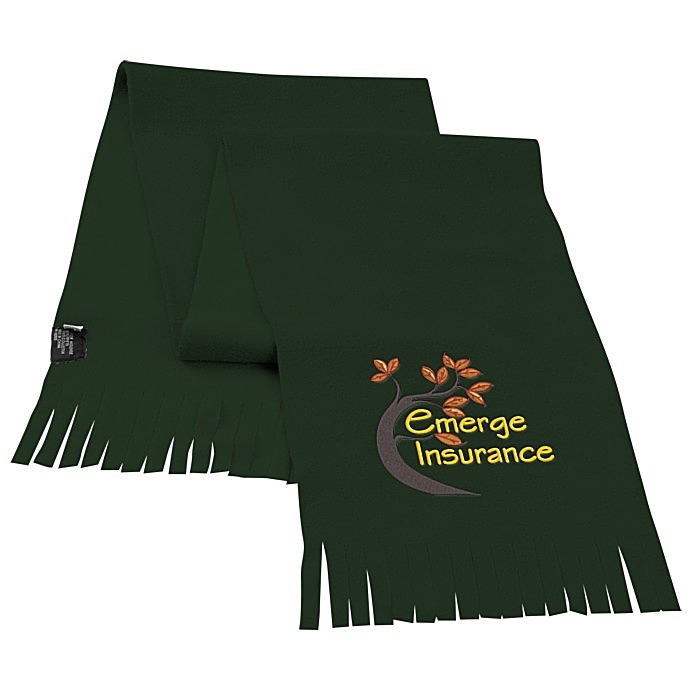 Custom Polar Fleece Fringed Scarf - 24 hr