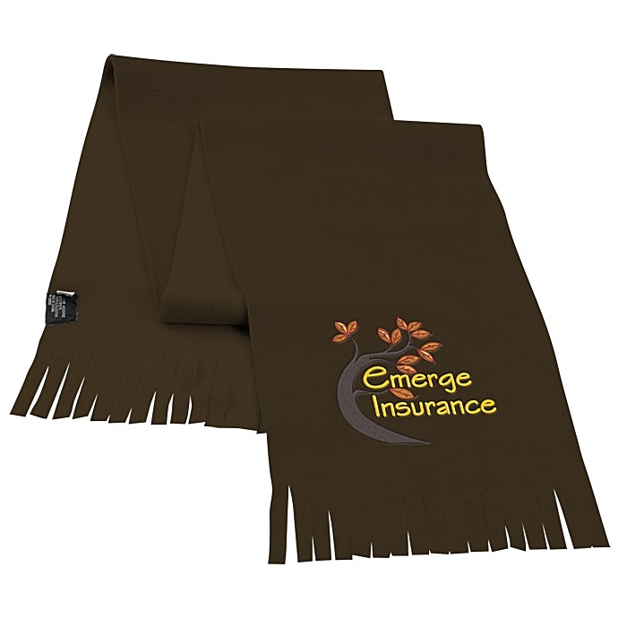Custom Polar Fleece Fringed Scarf - 24 hr