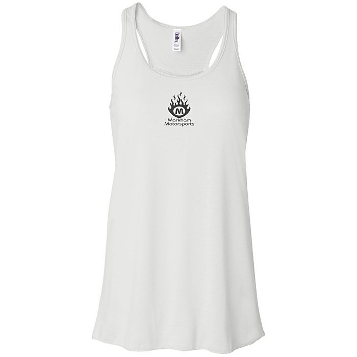 Custom Bella+Canvas Flowy Racerback Tank - Ladies'