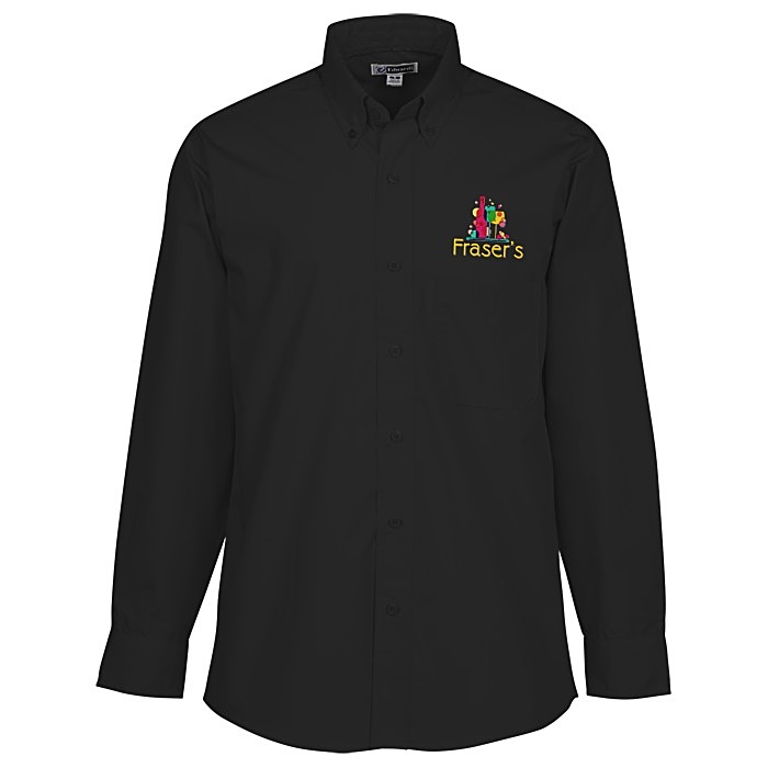 Custom Lightweight Easy Care Poplin Shirt - Men's