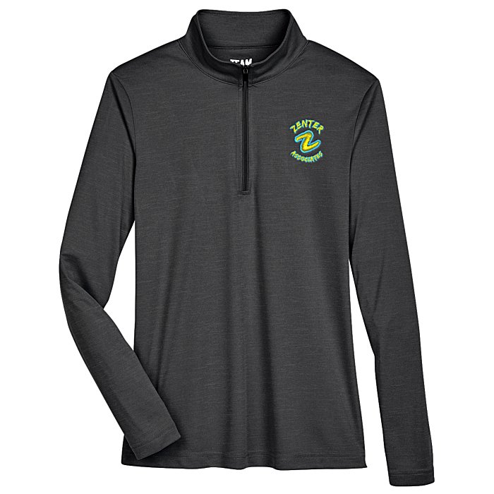 Custom Zone Performance 1/4-Zip Pullover - Ladies' - Heathers