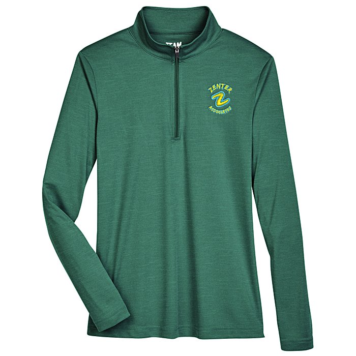 Custom Zone Performance 1/4-Zip Pullover - Ladies' - Heathers
