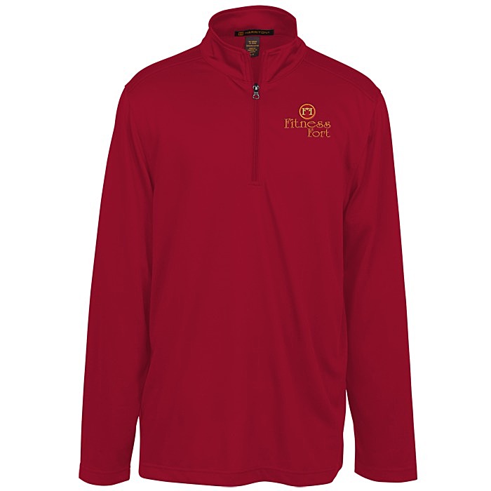Custom Harriton Advantage Snag Resistant 1/4-Zip Pullover - Men's