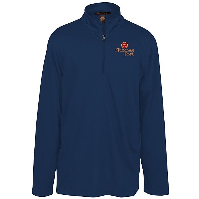 Custom Harriton Advantage Snag Resistant 1/4-Zip Pullover - Men's