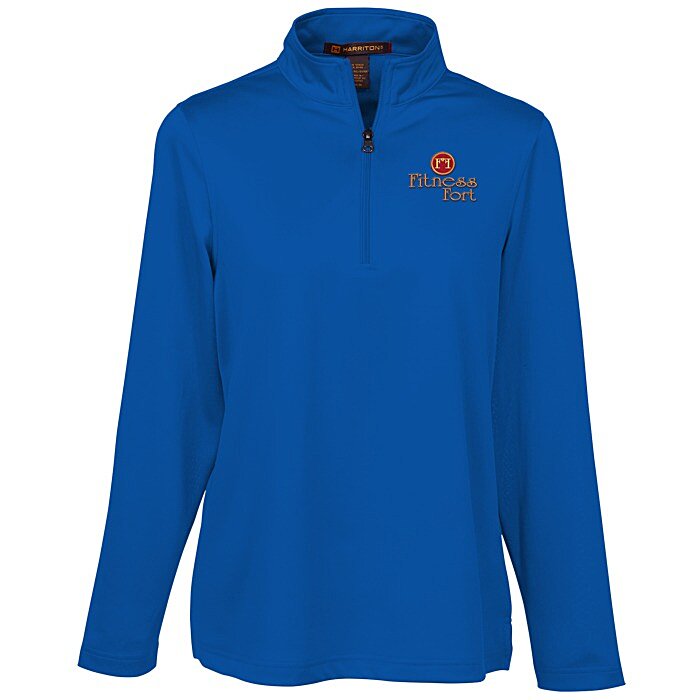 Custom Harriton Advantage Snag Resistant 1/4-Zip Pullover - Ladies'