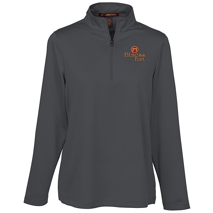 Custom Harriton Advantage Snag Resistant 1/4-Zip Pullover - Ladies'