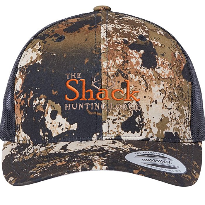 Custom Yupoong Retro Trucker Cap - Camo