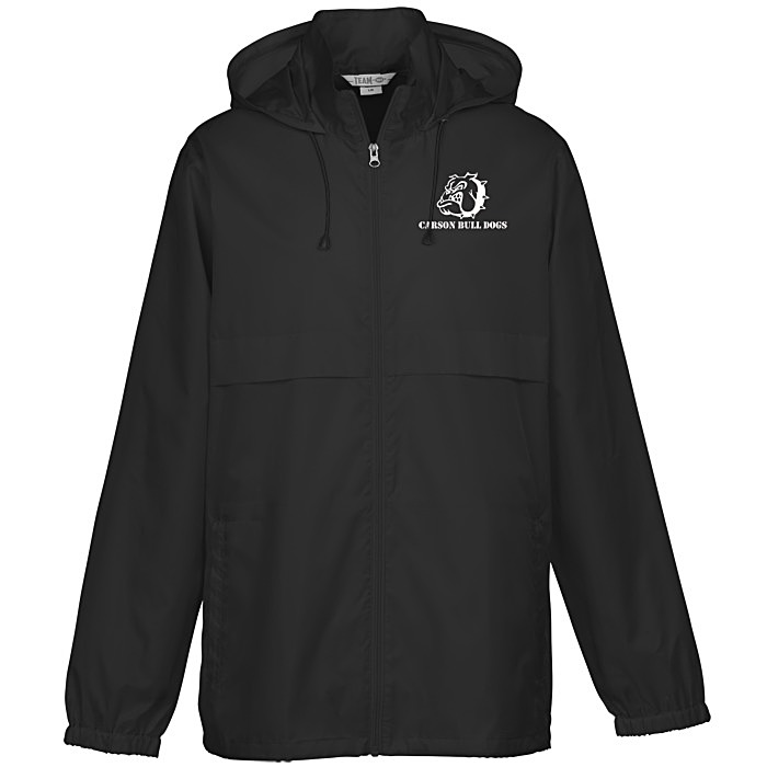 Custom Zone Lightweight Hooded Jacket - Screen