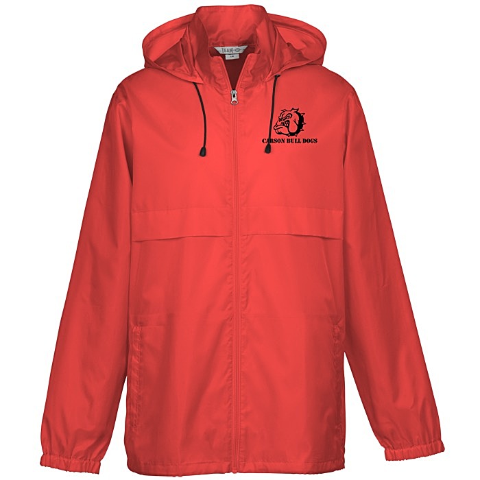 Custom Zone Lightweight Hooded Jacket - Screen