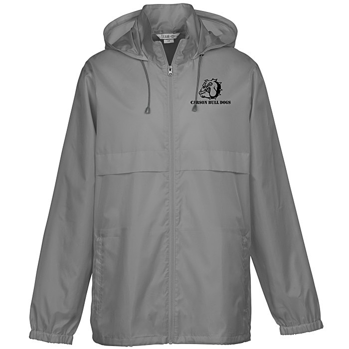 Custom Zone Lightweight Hooded Jacket - Screen