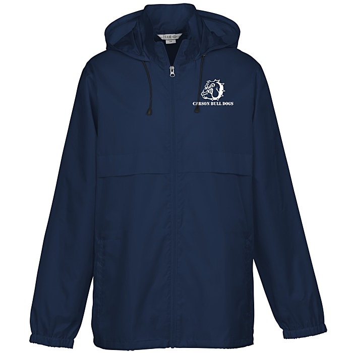 Custom Zone Lightweight Hooded Jacket - Screen