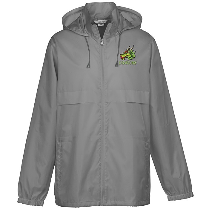 Custom Zone Lightweight Hooded Jacket - Embroidered