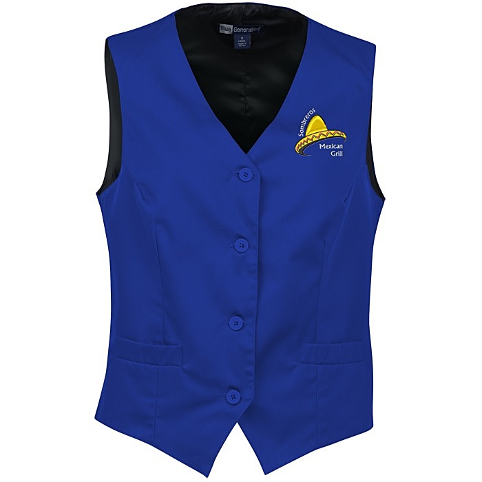Custom Teflon Treated Bistro Vest - Ladies'